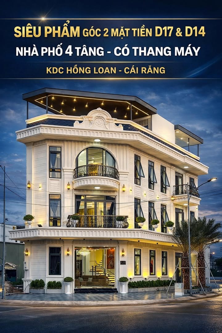 Nhà Phố Góc 2 Mặt Tiền KDC Hồng Loan, Cần Thơ - Kinh Doanh Đỉnh Cao