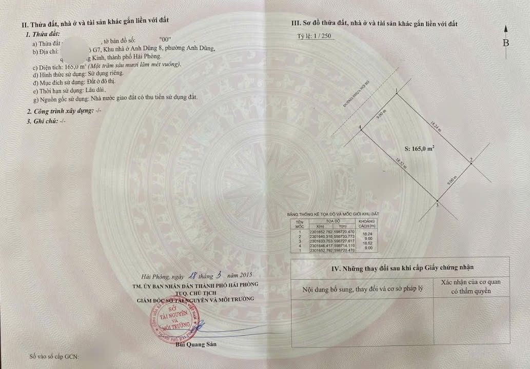 Đất Biệt Thự Anh Dũng, Dương Kinh 165m² - Sẵn Sàng Xây Dựng Tổ Ấm