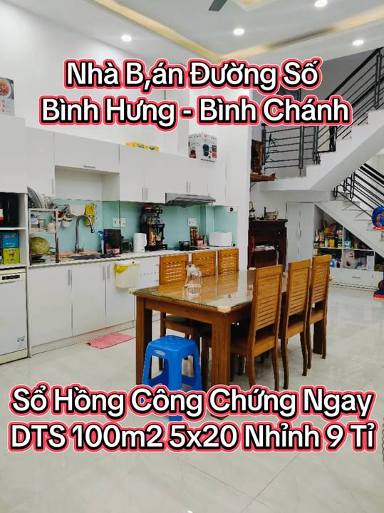 Nhà mặt tiền Bình Hưng Bình Chánh 100m² - Vị trí kinh doanh đắc địa
