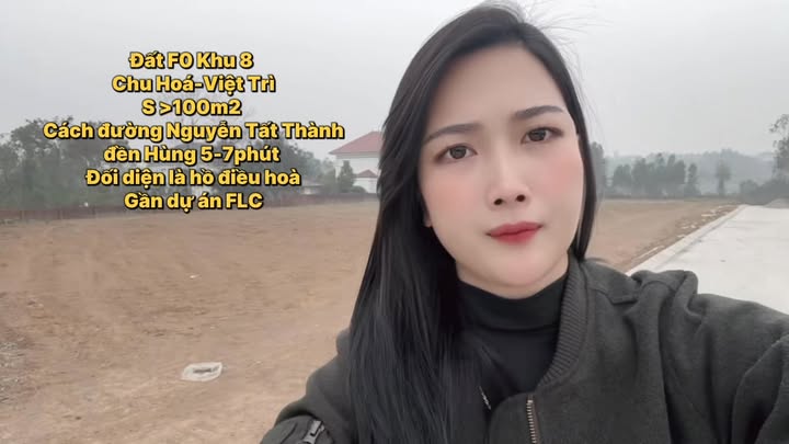 Đất nền Chu Hóa Việt Trì 100m² - Giá F0 tiềm năng tăng giá cao