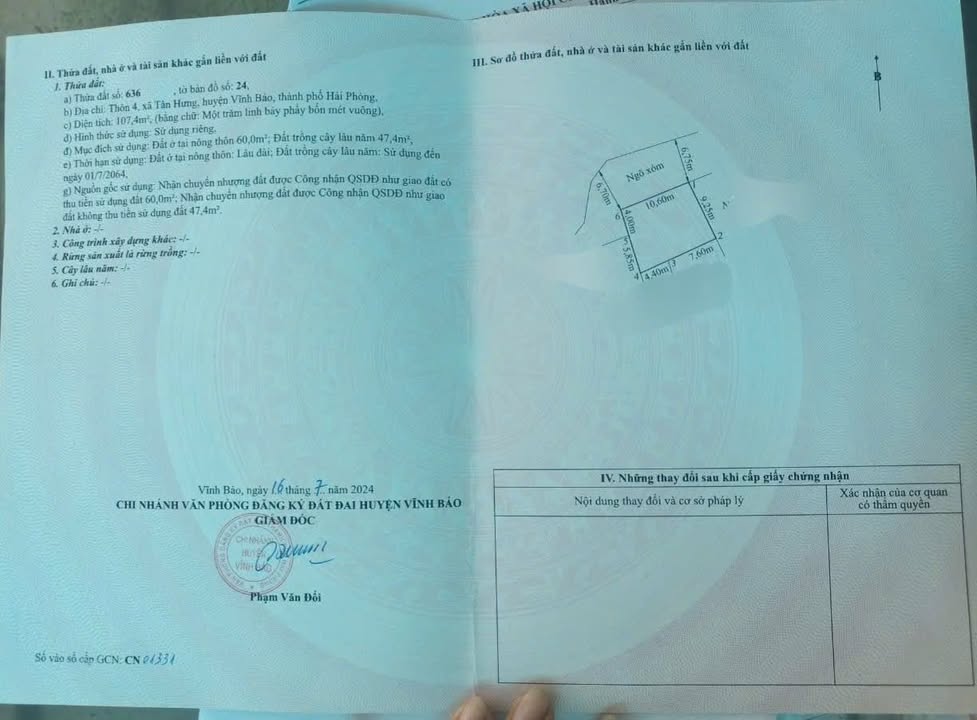 Nhà phố Tân Hưng, Vĩnh Bảo 107.4m² - Mặt tiền kinh doanh đắc địa!