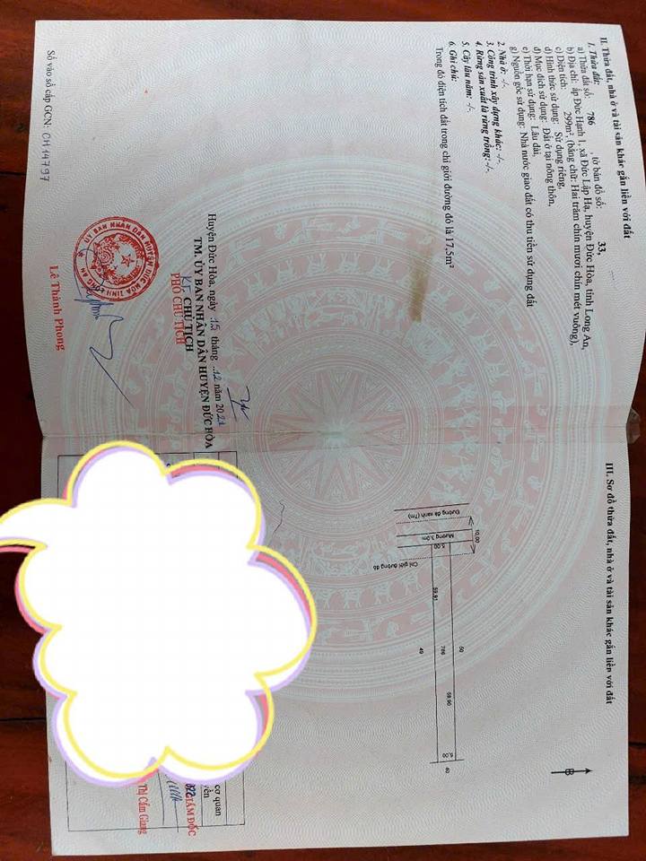 Đất nền mặt tiền Tân Uyên 300m² giá 1.35 tỷ - Tiềm năng tăng giá!