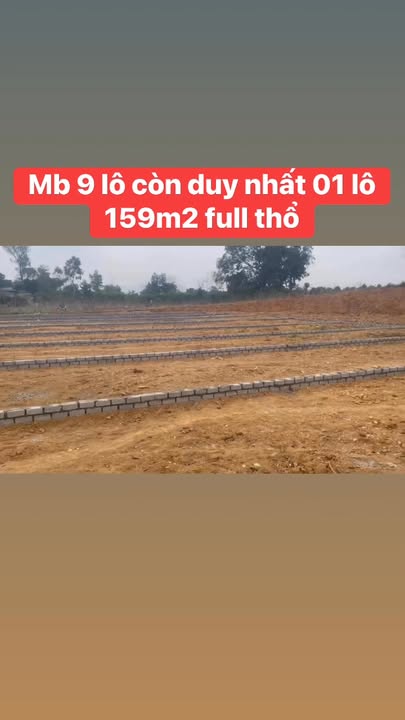 Đất nền Hoằng Thắng 159m² giá 2 tỷ - Sổ đỏ chính chủ!