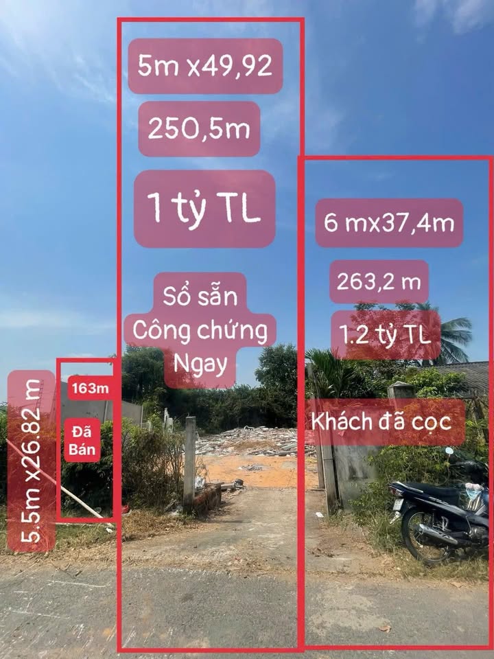 Đất nền mặt tiền Lê Minh Xuân, Tây Ninh 250m² giá 1 tỷ - Cơ hội đầu tư lý tưởng!