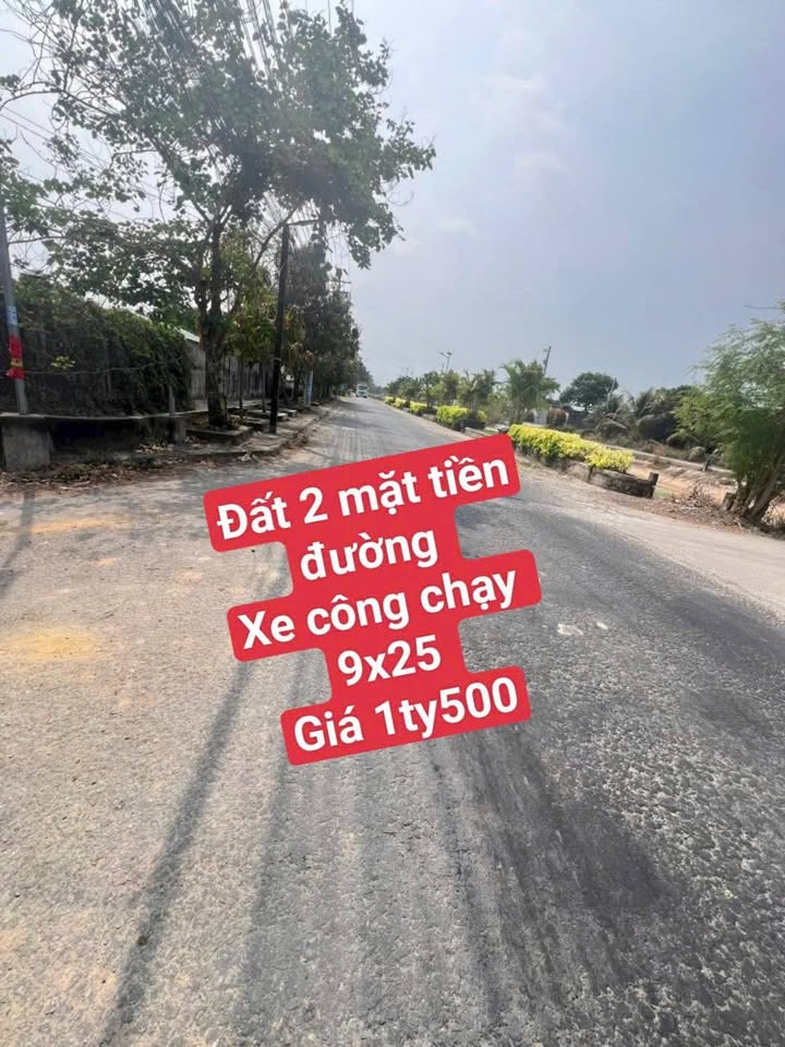 Đất nền Đức Hòa Thượng 225m² - Sổ đỏ chính chủ, đường nhựa!