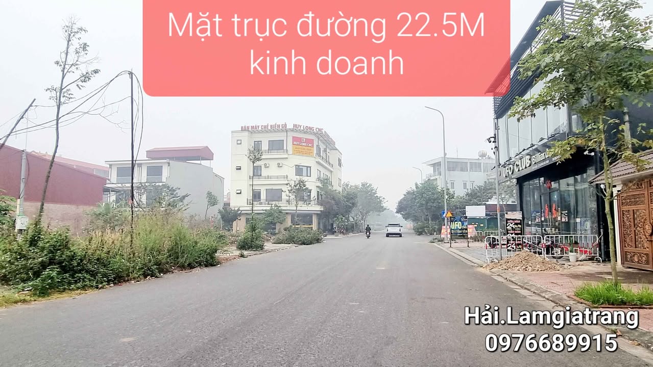 Đất nền lô góc KDT Nam Hồng Từ Sơn 117m² - Vị trí kinh doanh đỉnh