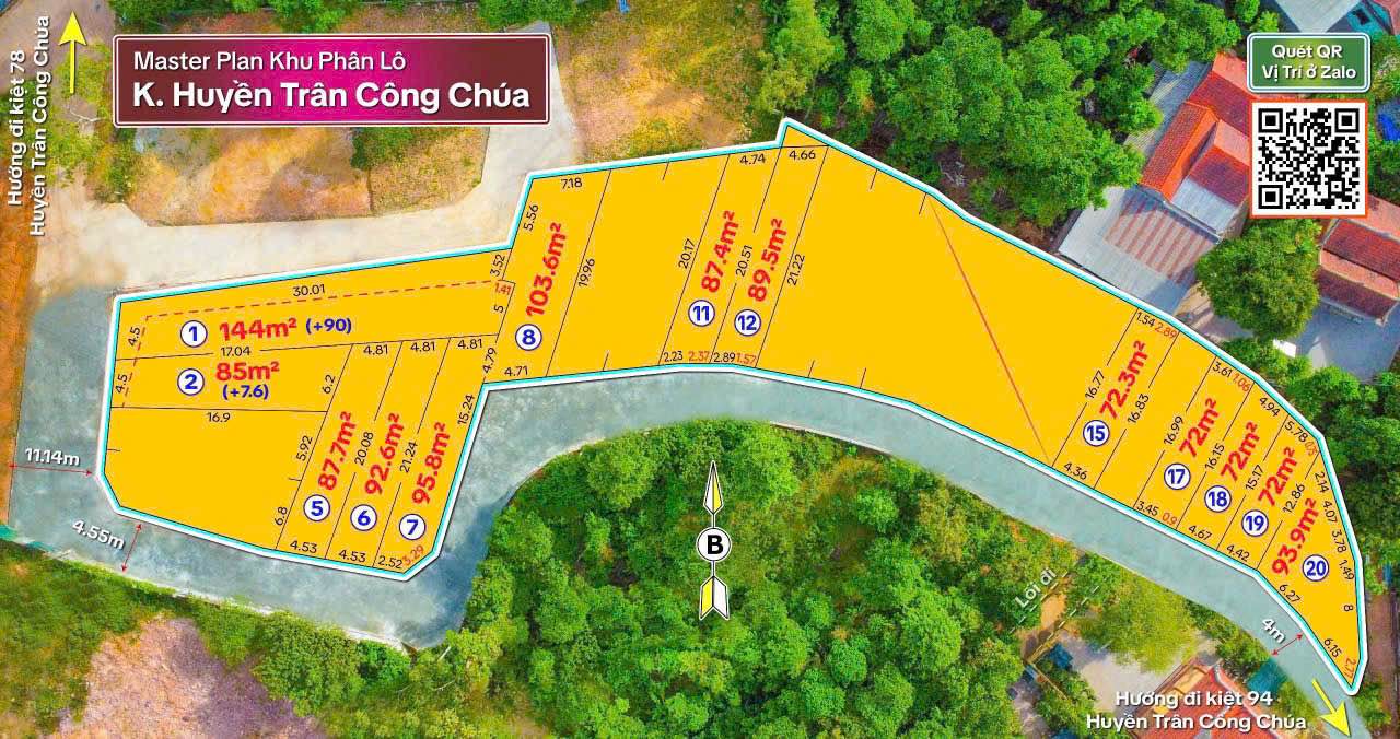 Đất nền Kiệt 78 Huyền Trân Công Chúa 72m² 1.27 tỷ - Tiềm năng tăng giá