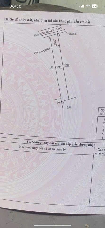 Đất mặt tiền đường Võ Dõng, xã Gia Kiệm, diện tích 306m² - Giá chỉ 3.068 tỷ VND!