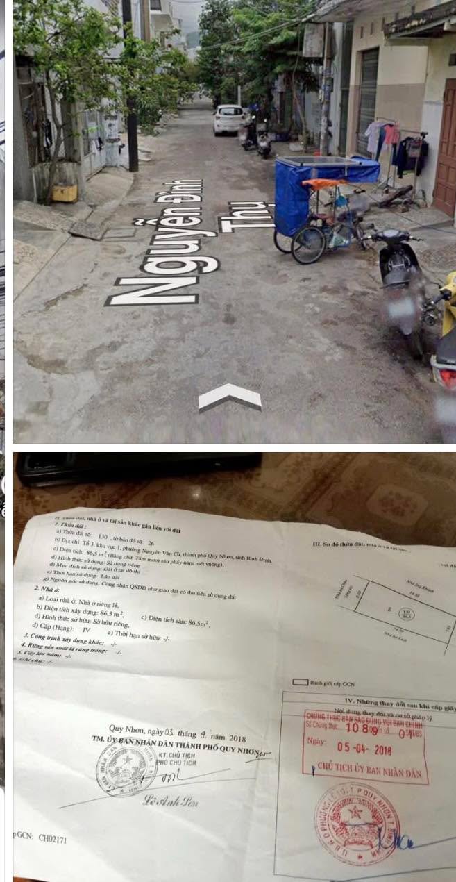 Bán Dãy Trọ Phường Quang Trung Quy Nhơn 87m² - Dòng Tiền Ổn Định