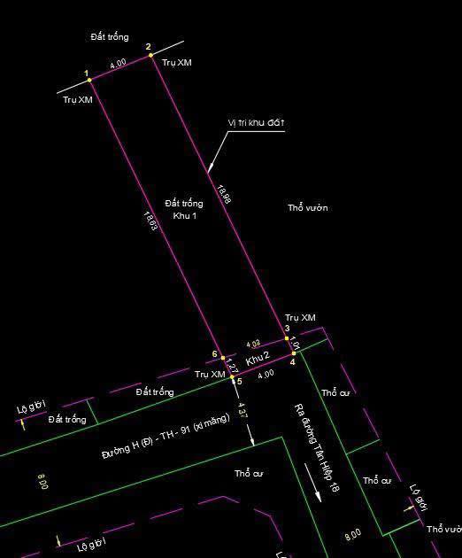 Đất thổ cư Tân Hiệp Hóc Môn 80m² giá 2.6 tỷ - Sổ đỏ chính chủ