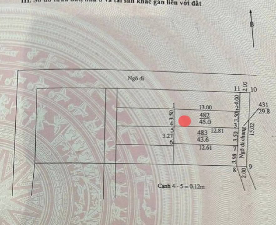 Đất nền Phúc Lợi, Long Biên 45m² giá 5.7 tỷ - Đầu tư sinh lời ngay!