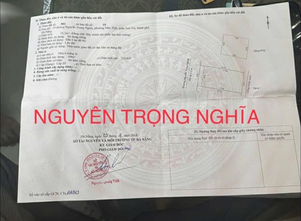 Đất mặt tiền biển Mân Thái 76m² giá 11.5 tỷ - Đầu tư sinh lời ngay!