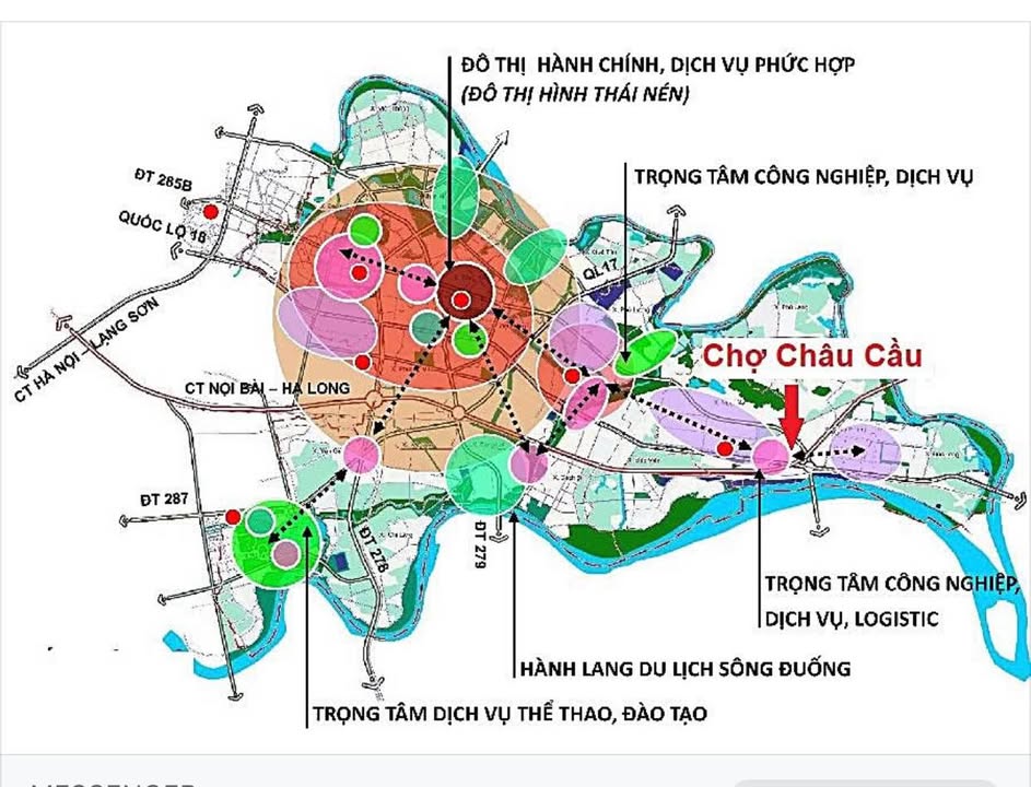 Shophouse 3 tầng Chợ Châu Cầu – Quế Võ 144m² giá 1 tỷ - Cơ hội đầu tư hiếm có!