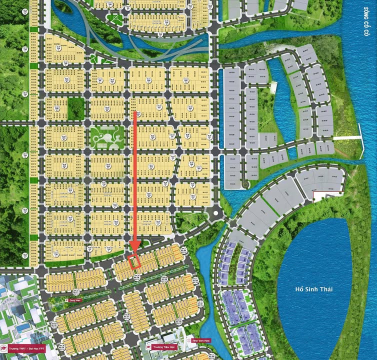 Đất nền FPT City Đà Nẵng 108m² giá 7.3 tỷ - Vị trí đắc địa sinh lời cao