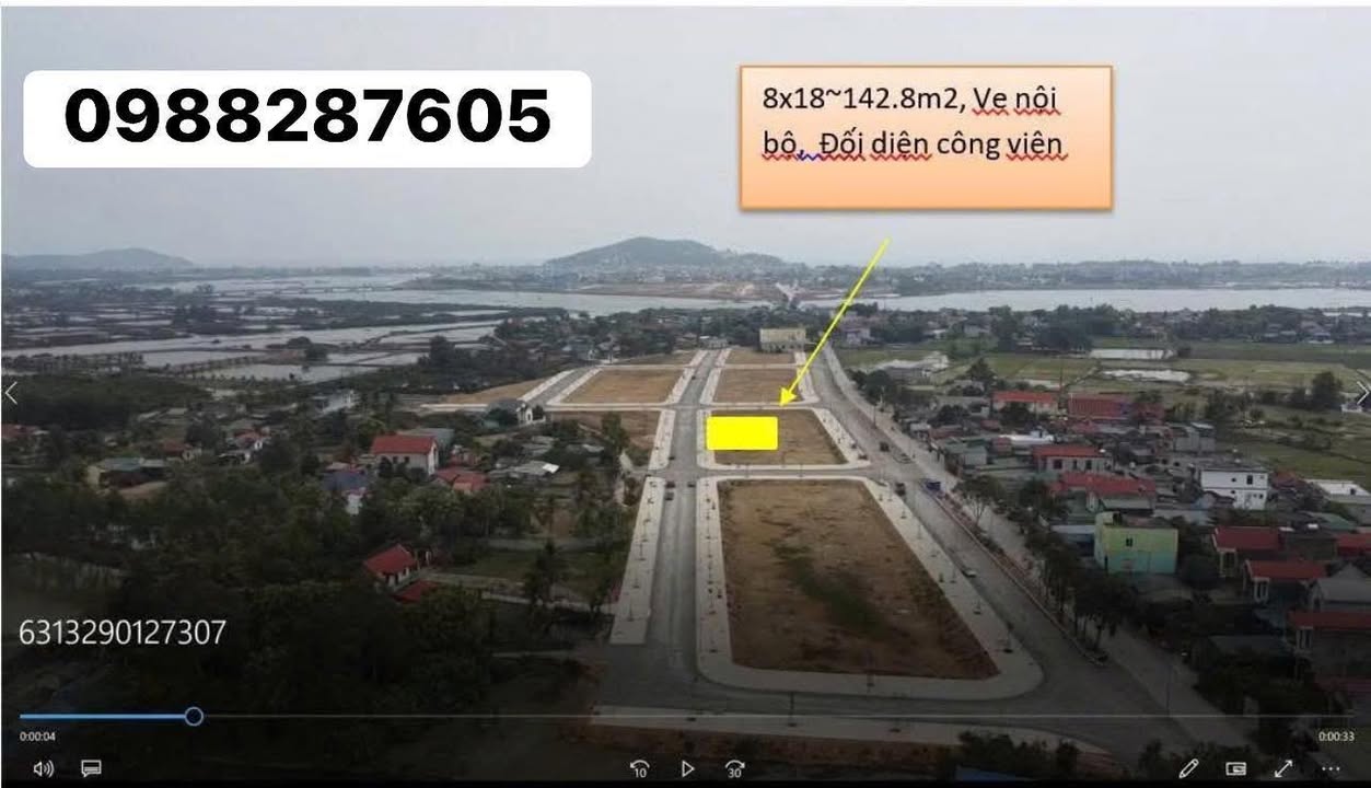 Đất nền Nghi Sơn 142m² hơn 1 tỷ - Sổ đỏ chính chủ, xây dựng tự do!