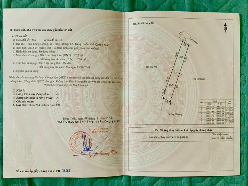 Đất nền 200m² tại Trục Chính, Bình Khê, Đông Triều, giá chỉ 600 triệu - Cơ hội đầu tư tuyệt vời!