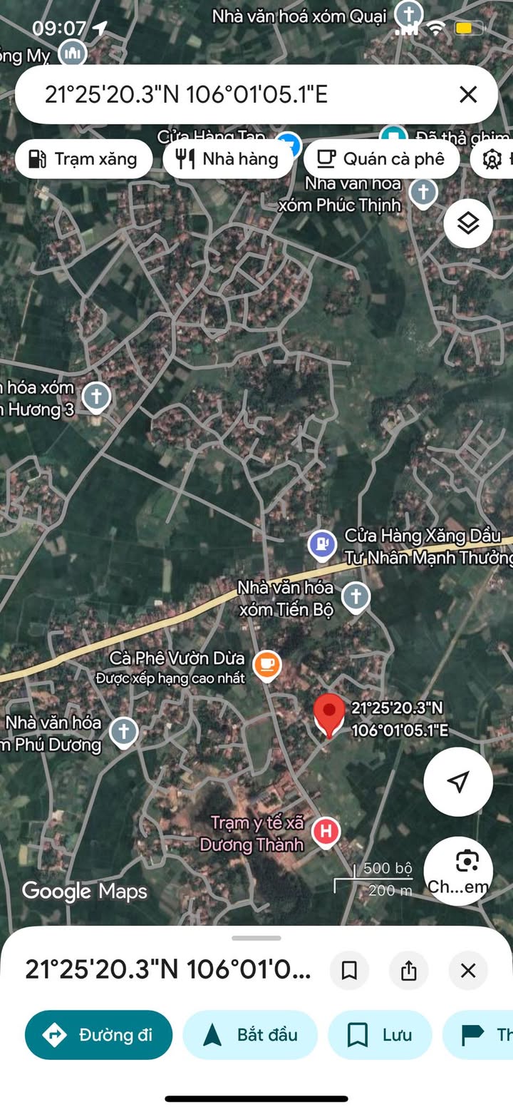 Đất thổ cư mặt tiền 6m tại xã Tân Đức, Phú Bình, 240m² giá 1 tỷ - Cơ hội đầu tư hấp dẫn!