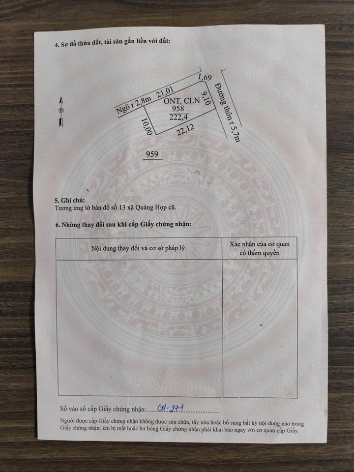 Đất nền Triệu Sơn 222.4m² - Đường to ô tô, tiềm năng tăng giá!