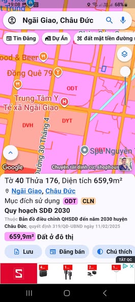 Đất nền Ngãi Giao 660m² 3.6 tỷ - Tiềm năng tăng giá vượt trội