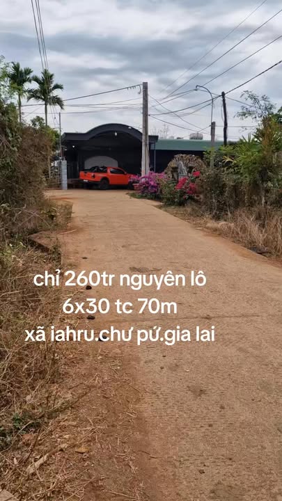 Đất Nền Ia Phang, Chư Pưh, Gia Lai - 70m² Giá 260 Triệu Chính Chủ