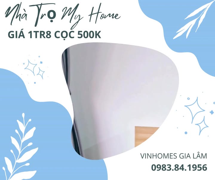 Cho thuê phòng trọ Vinhomes Ocean Park 1.8 triệu - Ưu đãi khai trương