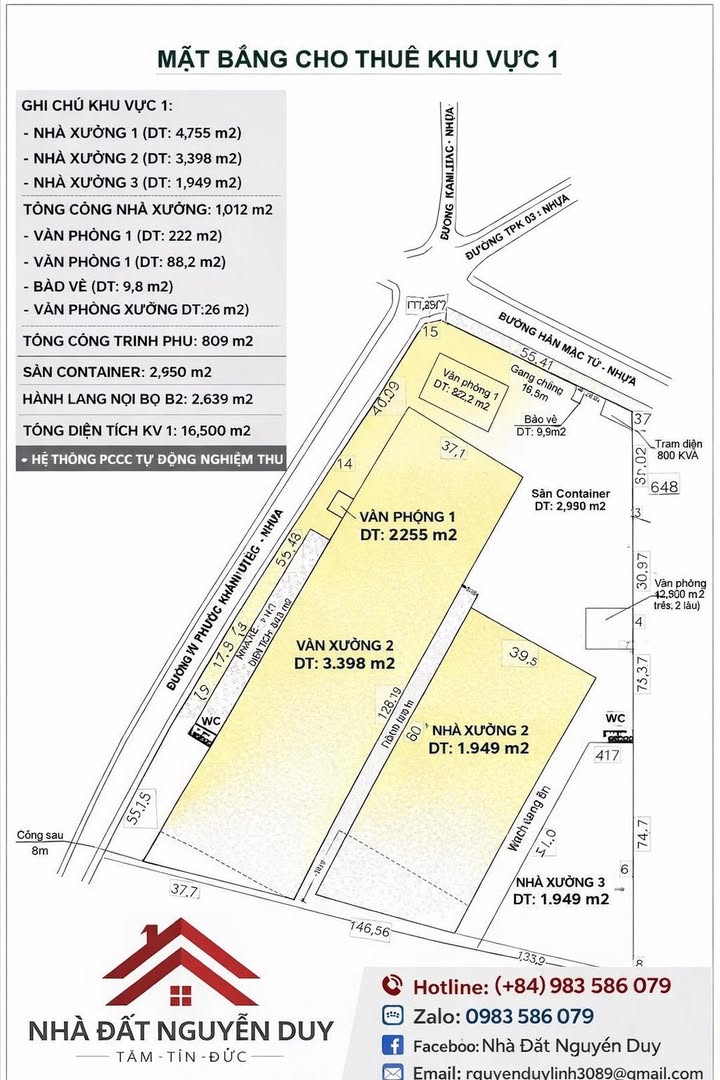 Cho thuê nhà xưởng Tân Uyên Bình Dương 10.086m² - Container thoải mái