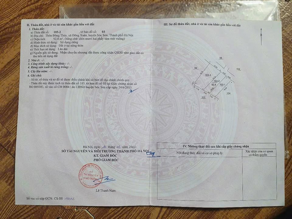 Đất nền Đông Anh 93m² - Mặt tiền trục chính, giá chỉ từ 1.86 tỷ