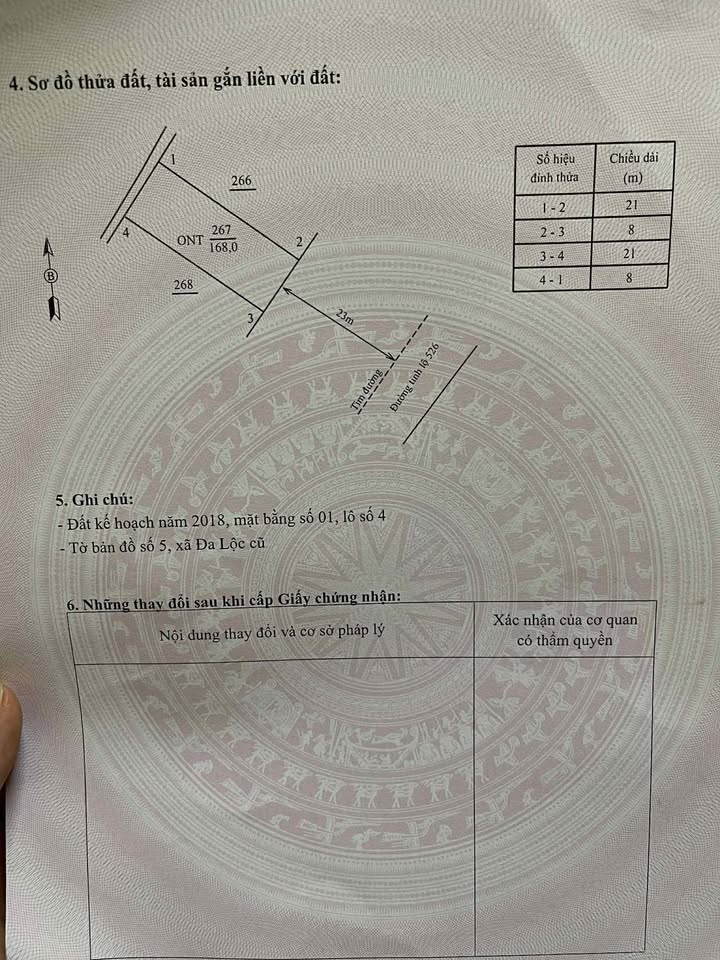 Đất nền Trục chính TL526, Đa Lộc 168m² - Tiềm năng tăng giá vượt trội!