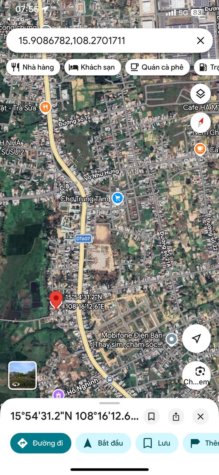 Đất Nền 168m² Điện Nam Trung, Quảng Nam - Hướng Tây Nam, Giá 2.25 Tỷ