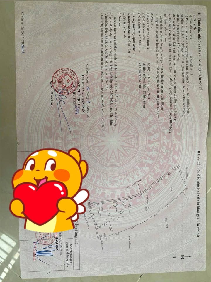 Nhà riêng Quế Châu, Quế Sơn 1565m² - Giá tốt hiếm có, view ruộng tuyệt đẹp!