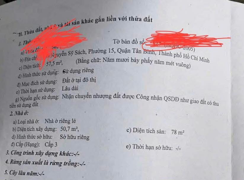 Nhà Mặt Tiền Nguyễn Sỹ Sách Tân Bình 60m² Hơn 8 Tỷ - Vị Trí Đắc Địa
