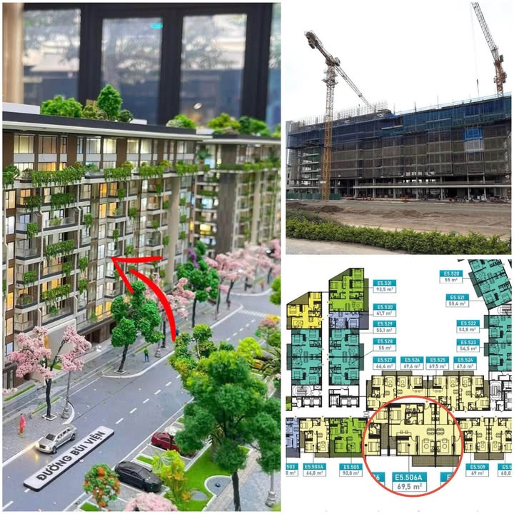 Chung cư Ecoriverside Hải Dương 69.5m² - View sông Thái Bình, Sổ hồng lâu dài