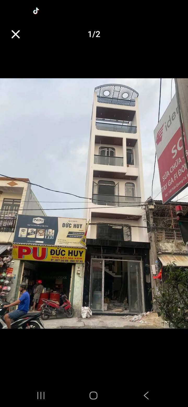 Nhà Mặt Tiền Trần Quang Cơ Q12 - 72m² - Thang Máy, Full Nội Thất - 11 Tỷ
