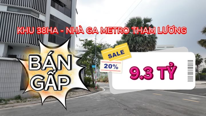 Căn hộ Quận 12 - 81m² gần Metro Tham Lương, giá 9.3 tỷ