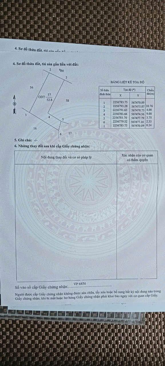 Đất Lộc An Nam Định 53m² giá 760 triệu - Sổ đỏ chính chủ!
