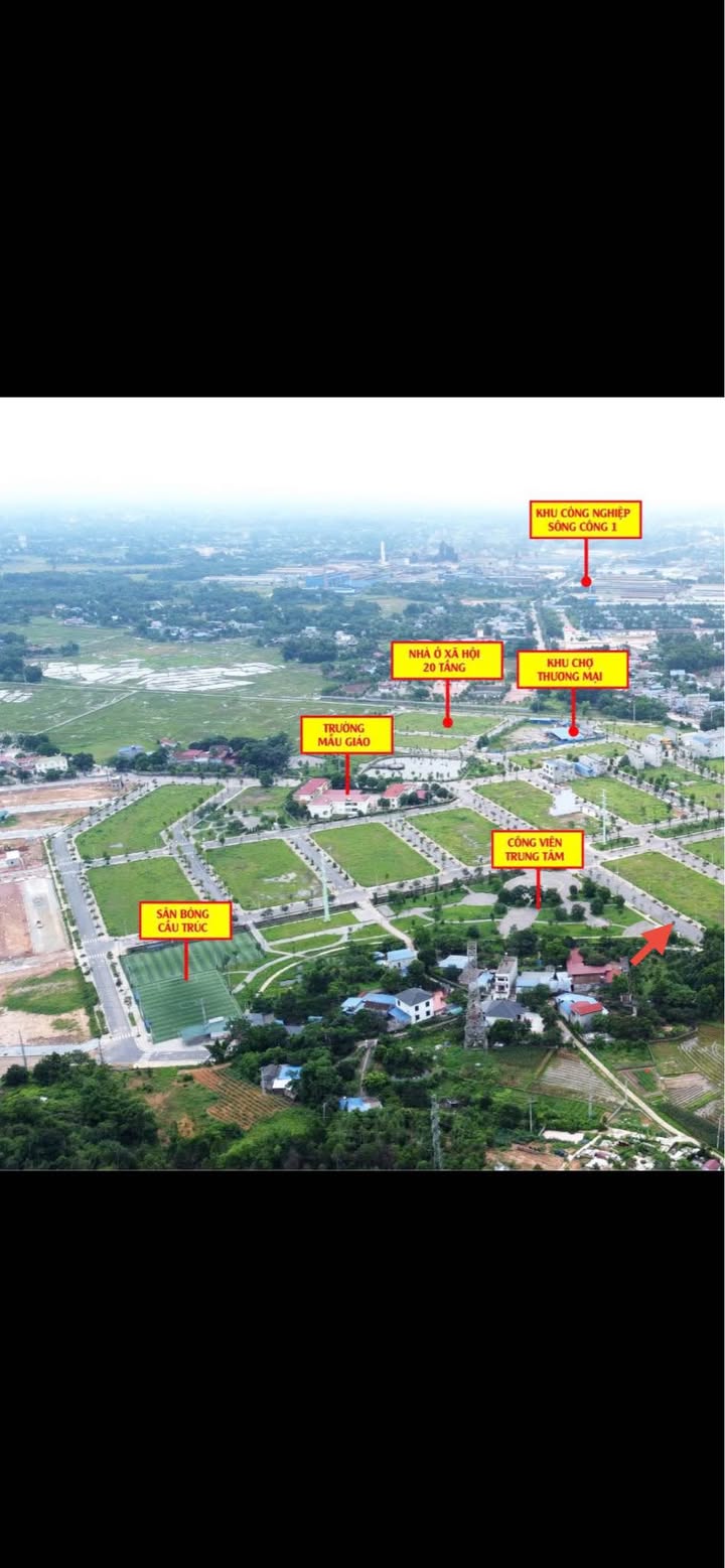 Đất nền KDT Cầu Trúc Sông Công 97m² - Tiềm năng tăng giá!