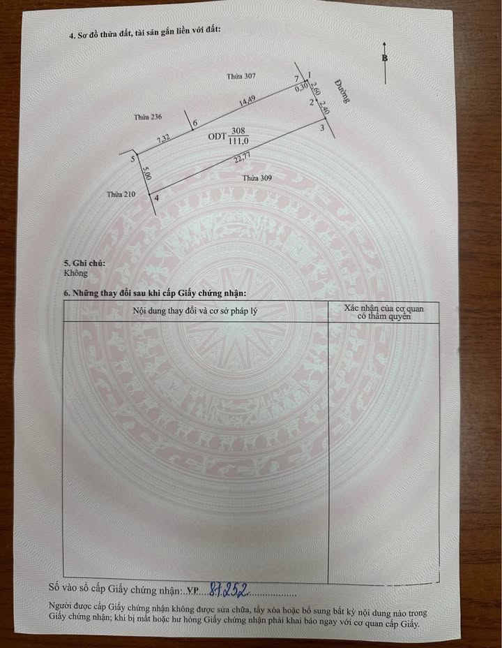 Đất nền Phường Ninh Khánh 111m² - Đường to ô tô, sổ đỏ sẵn sàng!