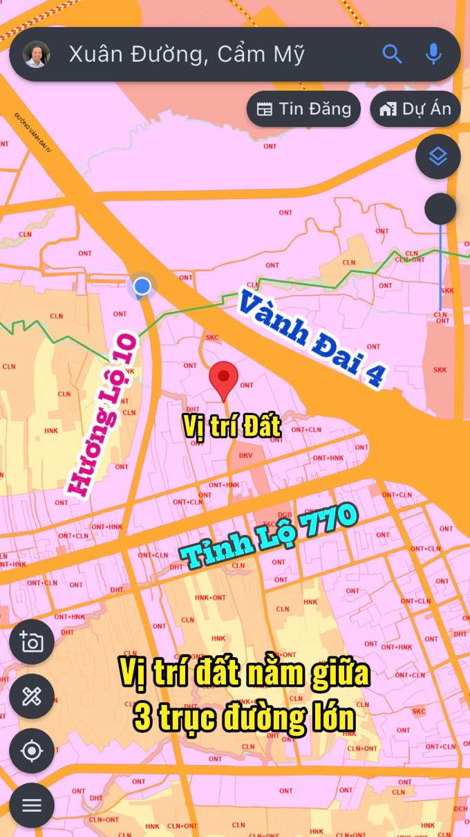 Đất Nền Cẩm Mỹ Đồng Nai - 115m² Full Thổ Cư, Gần Sân Bay Long Thành