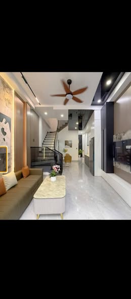Nhà 3 Tầng Lô Góc Nở Hậu 58.4m² Lê Đình Lý, Đà Nẵng - Full Nội Thất