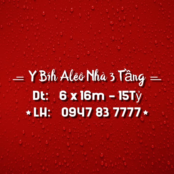 Nhà 3 Tầng Y Bíh Alêô Buôn Ma Thuột 96m² - Vị trí đẹp!
