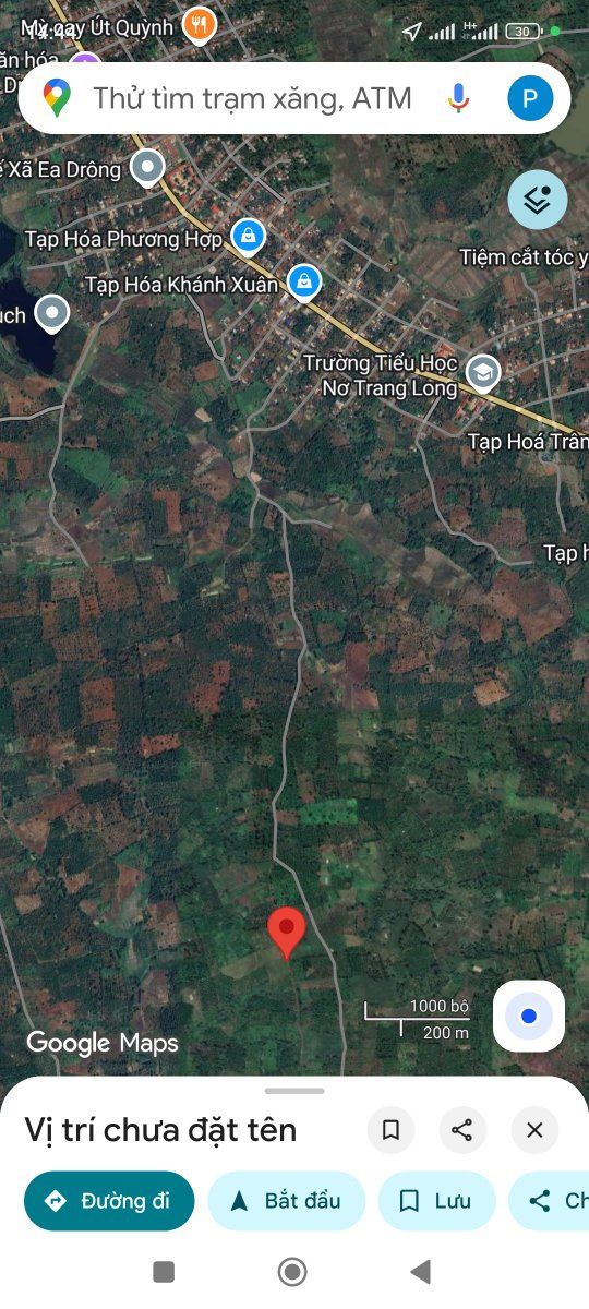 Bán Đất Ea Drong, Buôn Hồ 1656m² - Sổ Hồng Riêng, 3 Mặt Tiền Đường