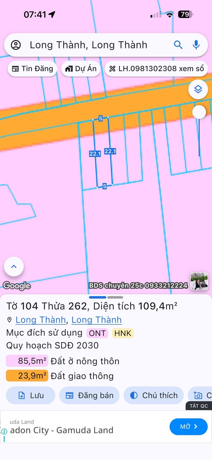 Đất Nền Lộc An, Long Thành 110m² - Sổ Riêng Thổ Cư, Gần Trường Học