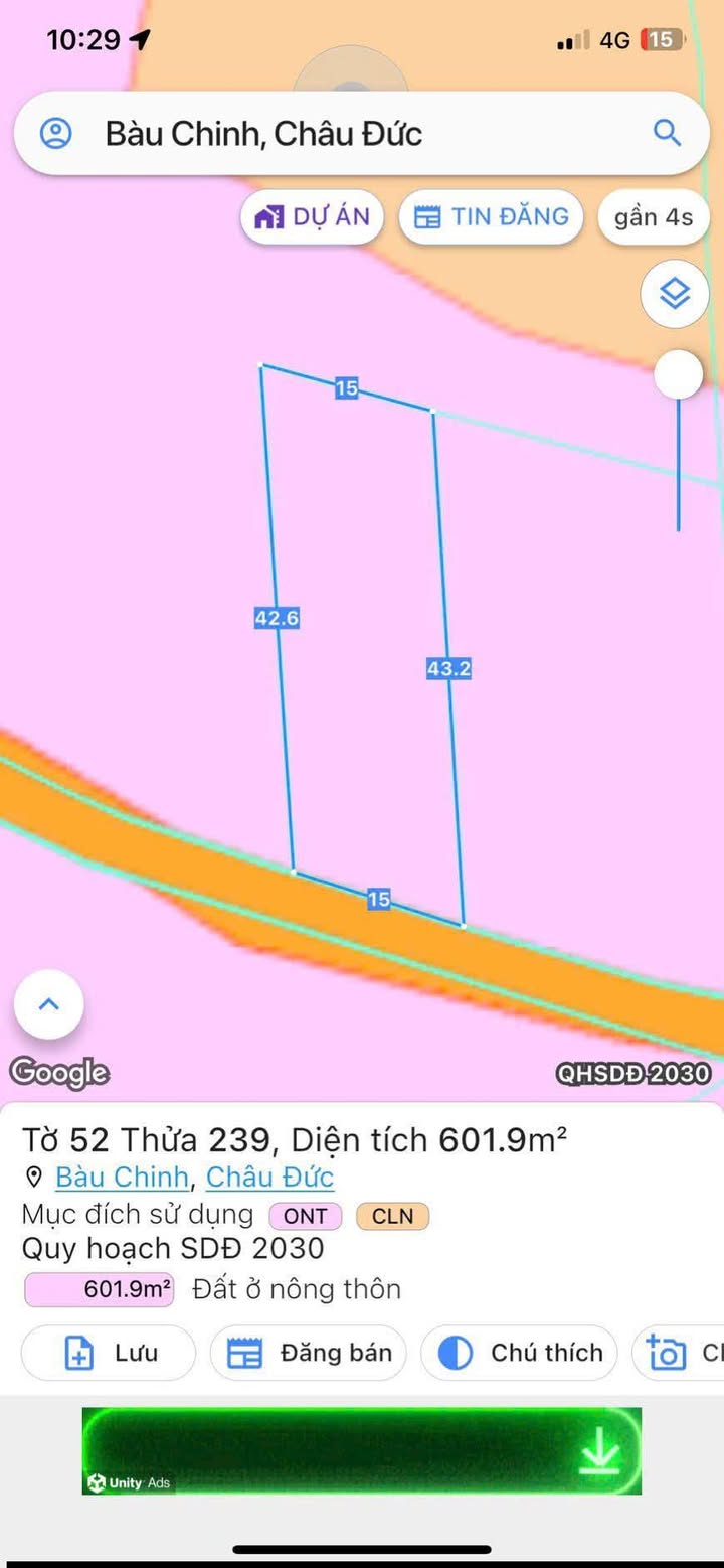 Đất Nền 80m² Xã Bàu Chinh, Châu Đức - Sổ Hồng Sẵn Sàng