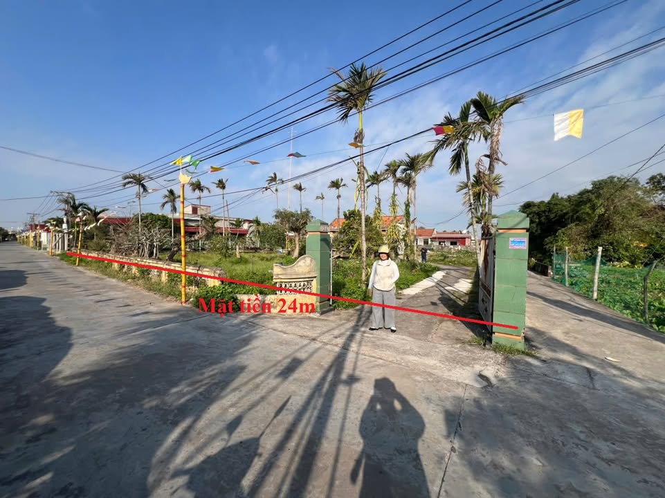 Đất nền Hải Hậu 516m² mặt tiền 14m - Sổ đỏ chính chủ!