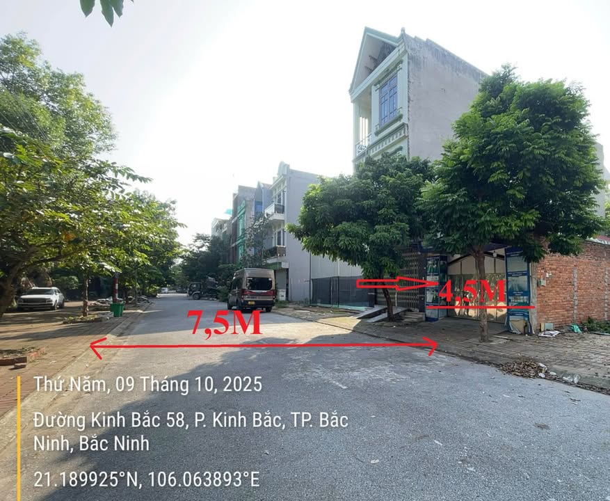 Nhà Mặt Tiền Nguyễn Tự Cường, TP Bắc Ninh - 81m² - Sổ Đỏ Chính Chủ