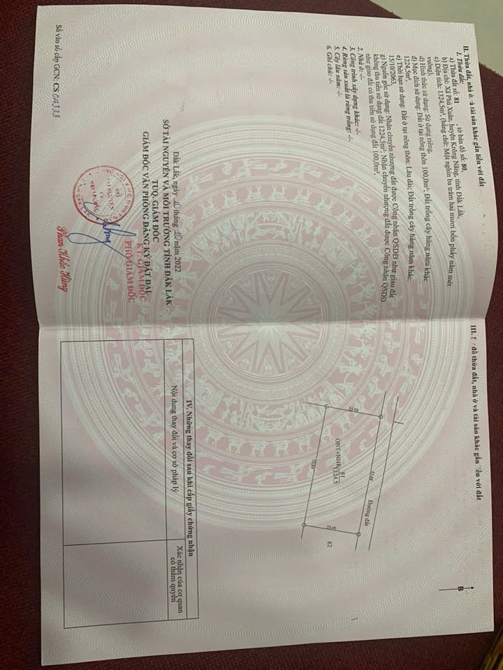 Đất nền Phú Xuân, Krông Năng 1325m² - Pháp lý rõ ràng, sổ hồng riêng!