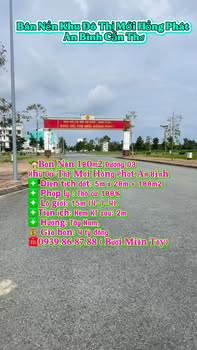 Đất nền Đường D3 Cần Thơ 100m² - Sổ đỏ chính chủ!