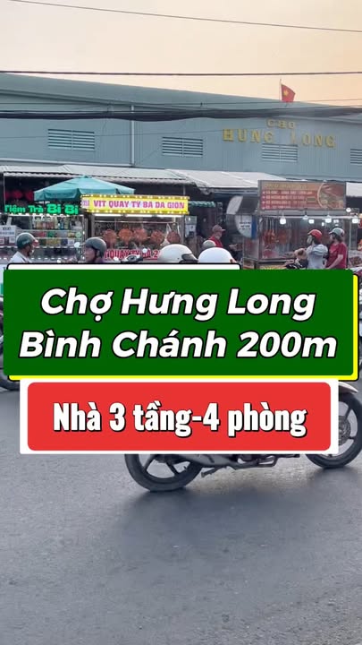Nhà phố Hưng Long Bình Chánh 100m² 5.25 tỷ - Vị trí đắc địa kinh doanh!