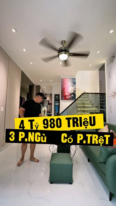 Nhà 3.5x9.5m Gò Vấp 3PN, Tặng Nội Thất Giá 4.98 Tỷ
