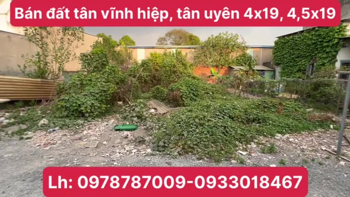 Bán Đất Tân Vĩnh Hiệp, Tân Uyên: 76m² Sổ Chung Giá 1.05 Tỷ